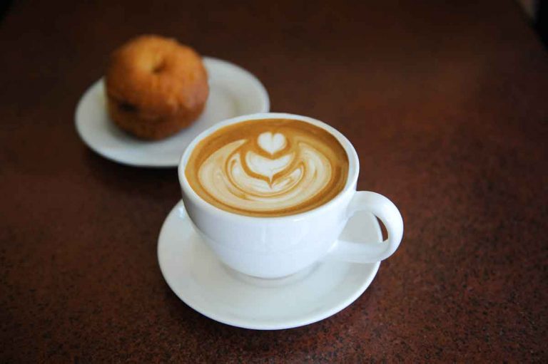 Honey Doughnuts coffee and pastry